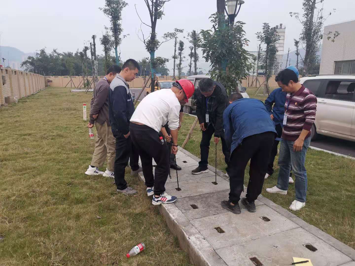 普安水厂消除厂区备用线路安全隐患