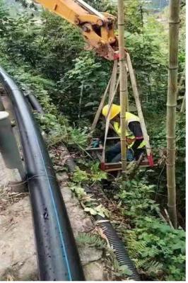 加快工程建设  助力乡村振兴 —临港公司加快建设龙头山给水管道工程