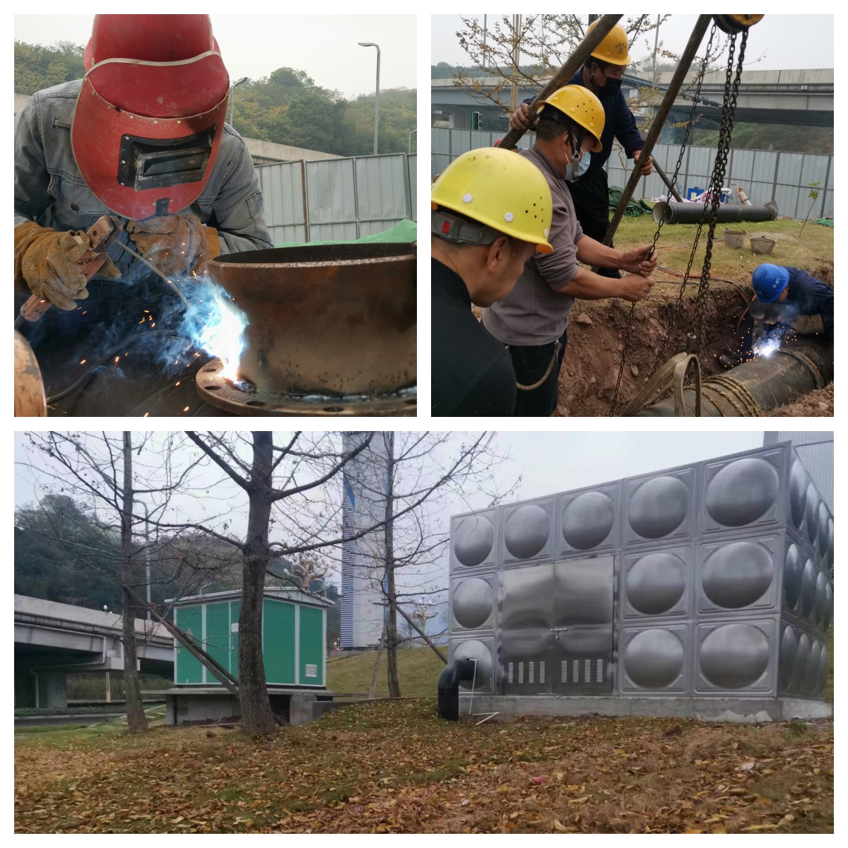 保供水·稳水压·促民生 临港大学城临时加压泵站顺利通水